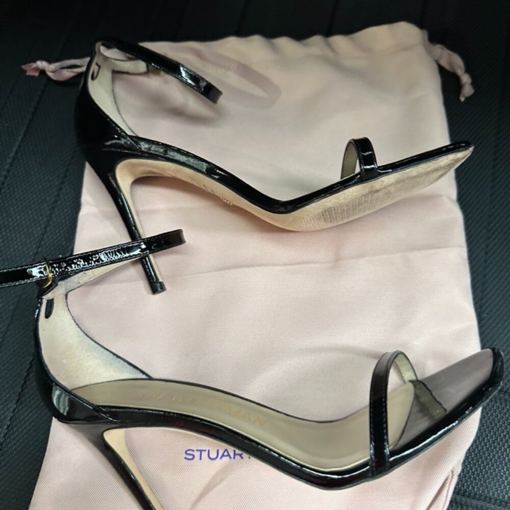 Stuart Weitzman - Stuart Power 85 (Black) Size 9